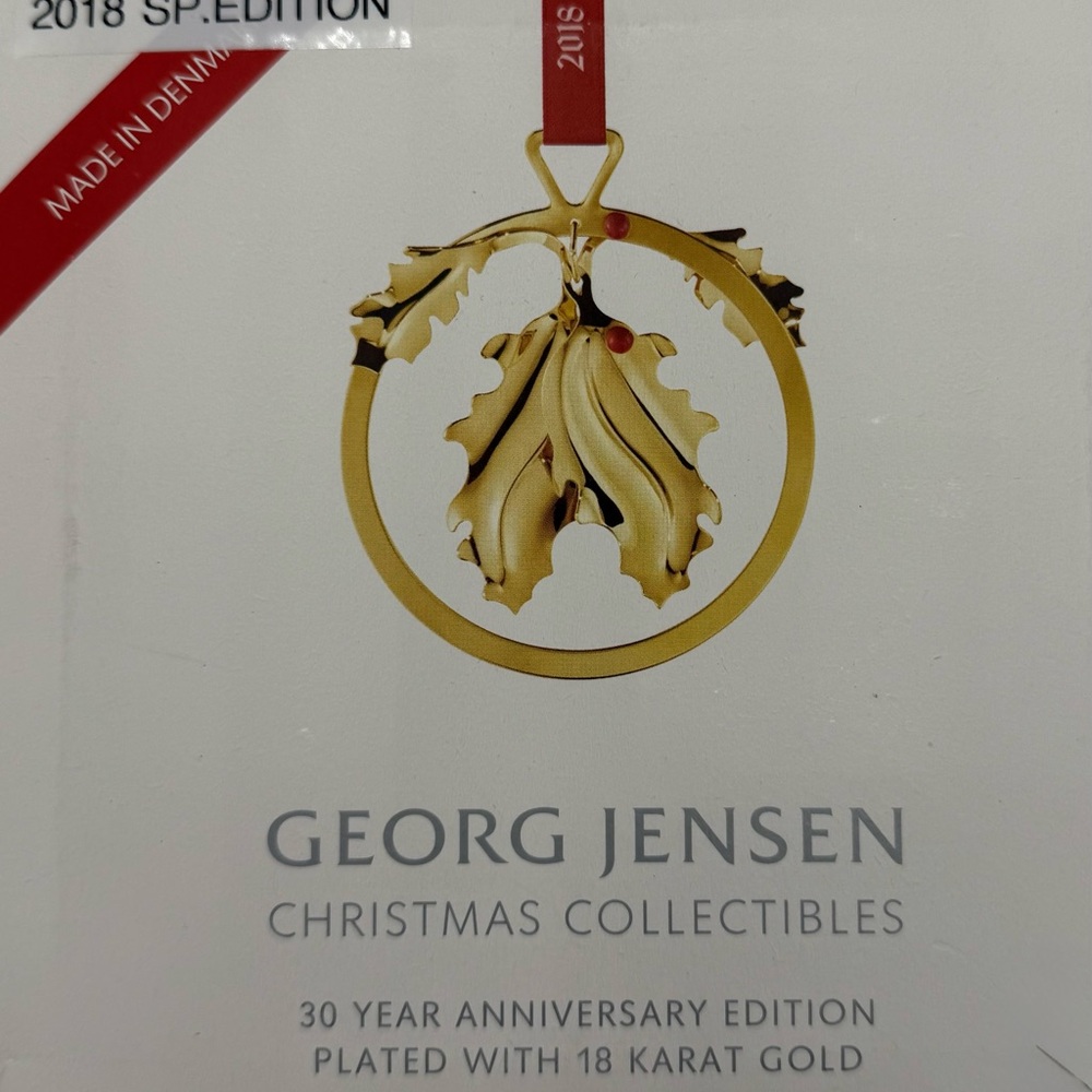 Georg Jensen Gold Leaf Ornament